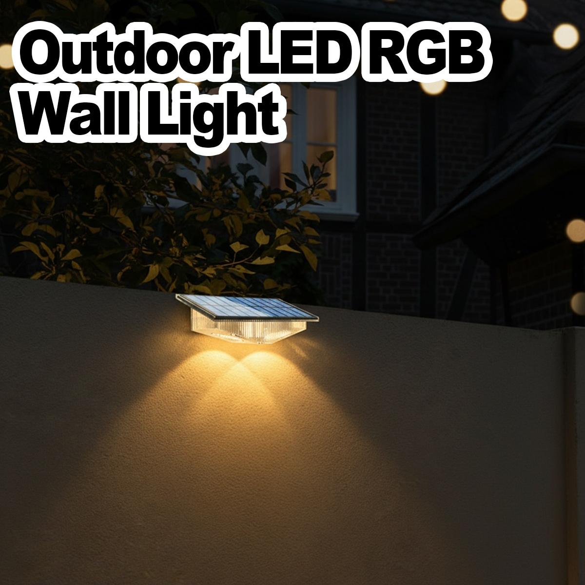 Outdoor Yard Lighting Fixtures - 4Pcs Solar Fence Lights LED Waterproof