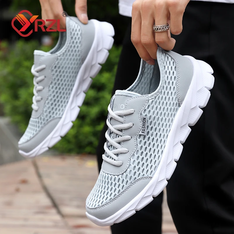 YRZL Tennis Shoes for Men Ligh - Outdoor Lighting High Quality review and price