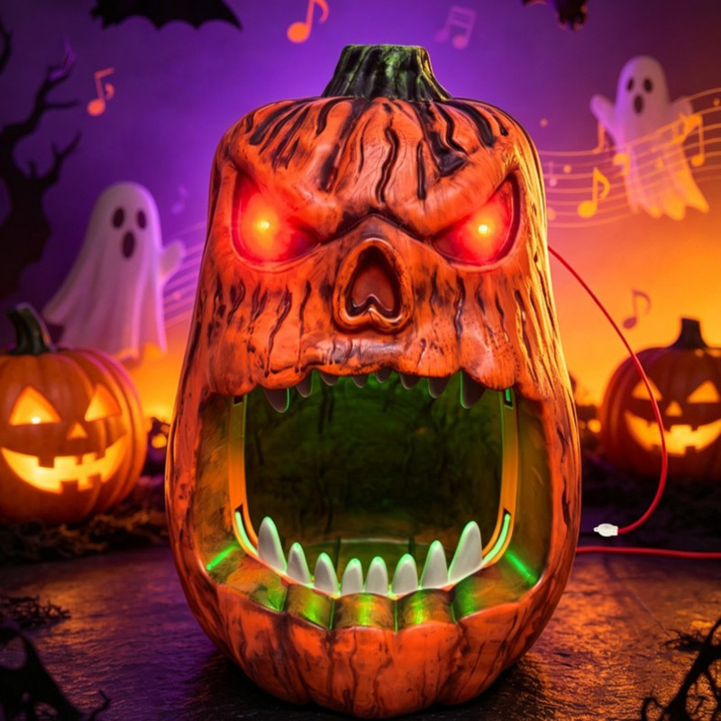 Halloween LED Lighted Pumpkin  - Outdoor Lighting Halloween review and price