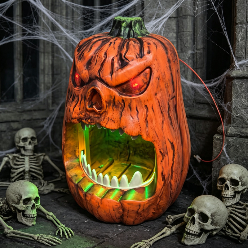 Halloween LED Lighted Pumpkin  - Outdoor Lighting Halloween review and price