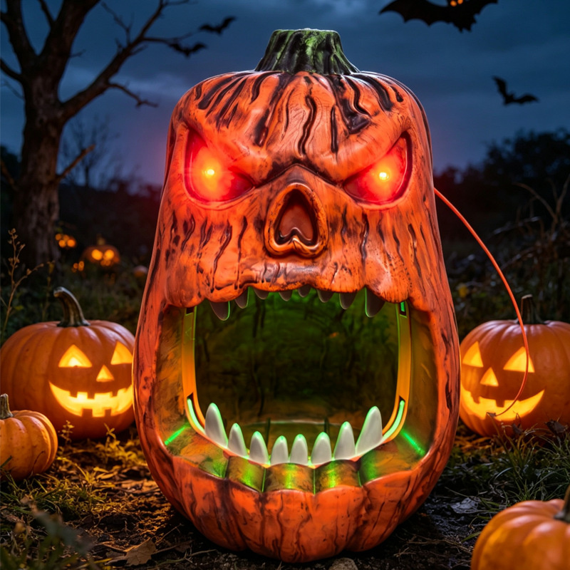 Halloween LED Lighted Pumpkin  - Outdoor Lighting Halloween review and price