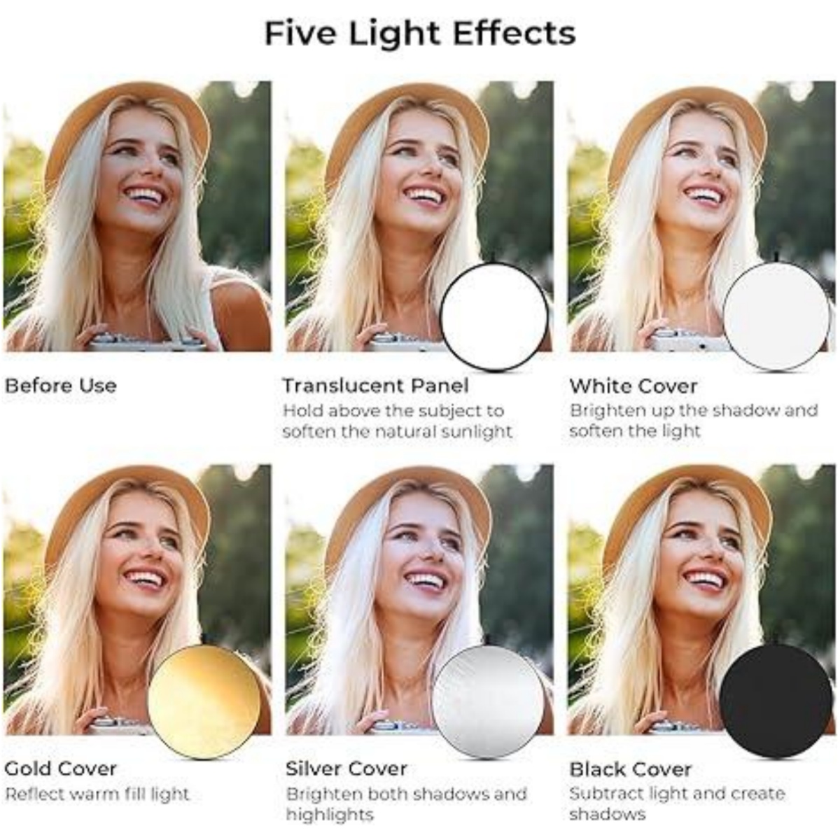 HUANYINGBJB Portable 5 in 1 Ph - Outdoor Lighting For Photography review and price