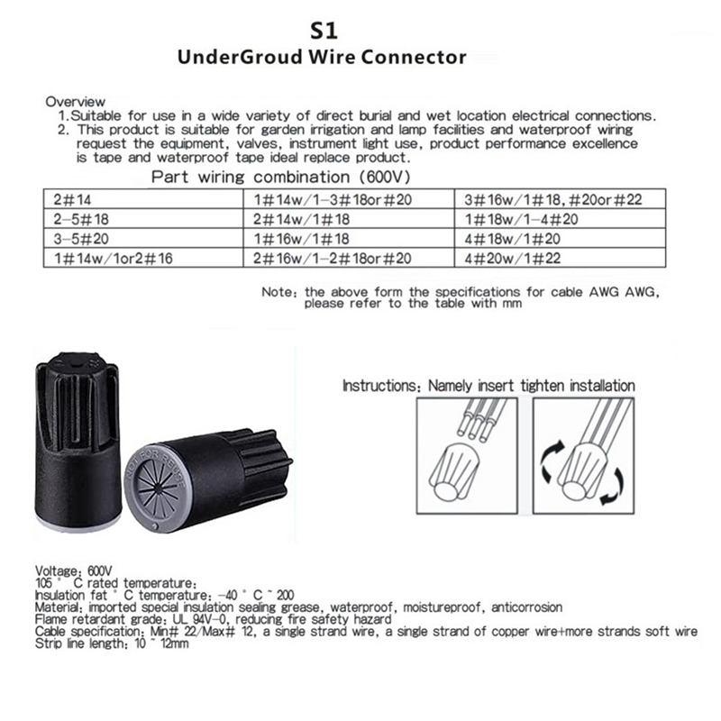 ABJA-Waterproof Wire Connector - Outdoor Lighting No Wiring review and price