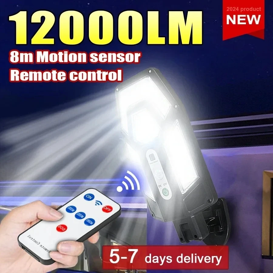 12000LM Powerful Solar Wall La - Outdoor Lighting With Outlet review and price