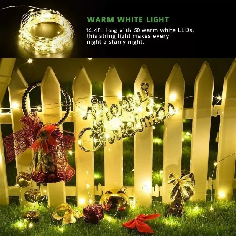 1pc Outdoor Solar String Light - Outdoor Lighting No Wiring review and price