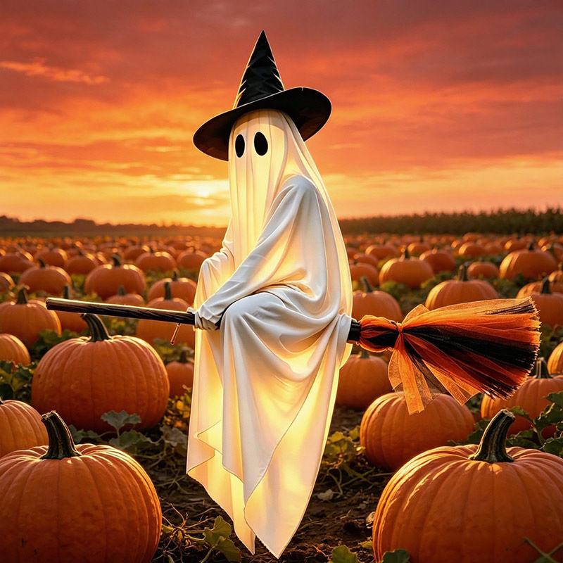 Halloween Flying Brooms And Gh - Outdoor Lighting Halloween review and price