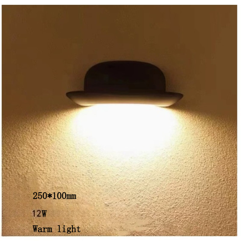 Waterproof Straw Hat Wall Lamp - Outdoor Lighting No Wiring review and price