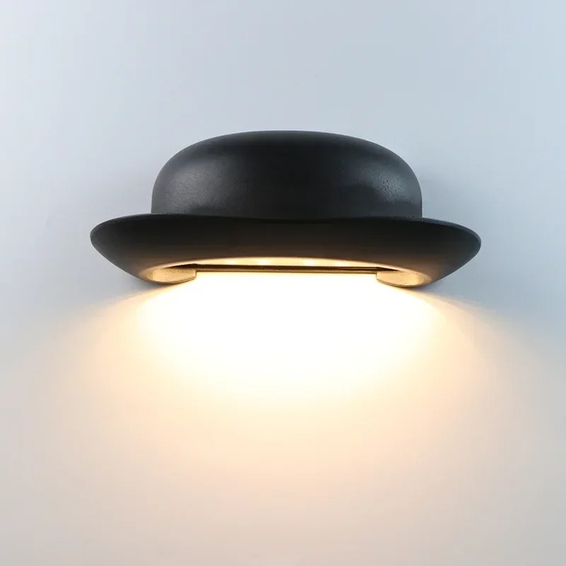 Waterproof Straw Hat Wall Lamp - Outdoor Lighting No Wiring review and price