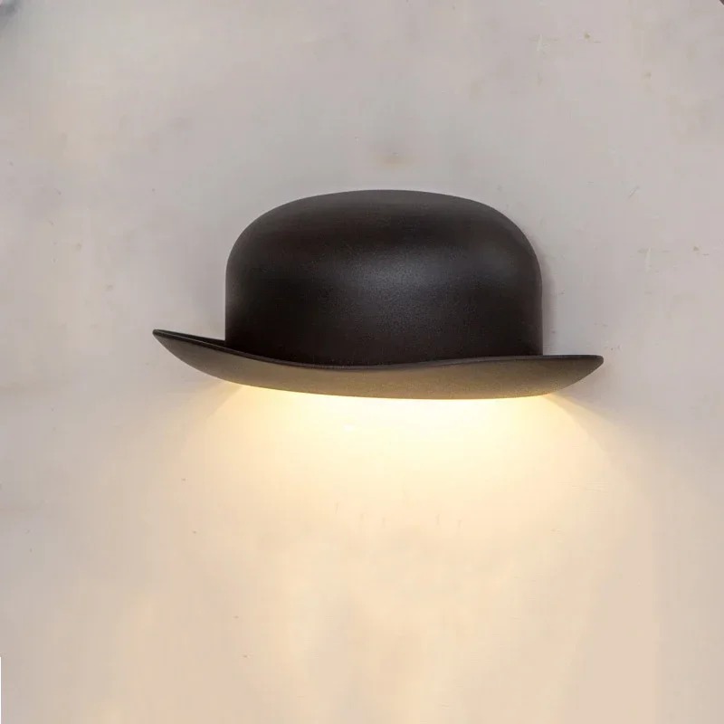 Waterproof Straw Hat Wall Lamp - Outdoor Lighting No Wiring review and price