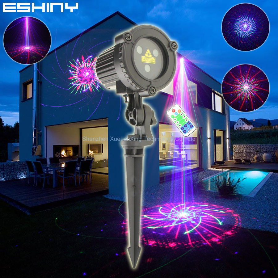 ESHINY RGB Laser Landscape Lig - Outdoor Lighting With Outlet review and price