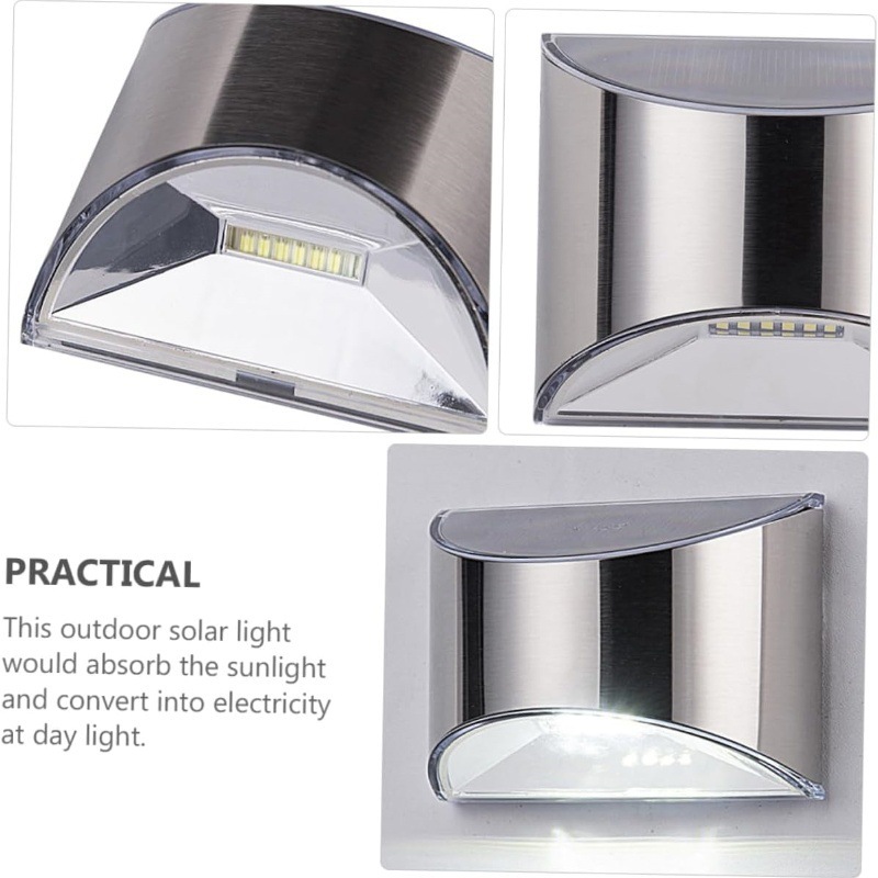 2Pcs Solar Garden Light Stainl - Outdoor Lighting With Outlet review and price