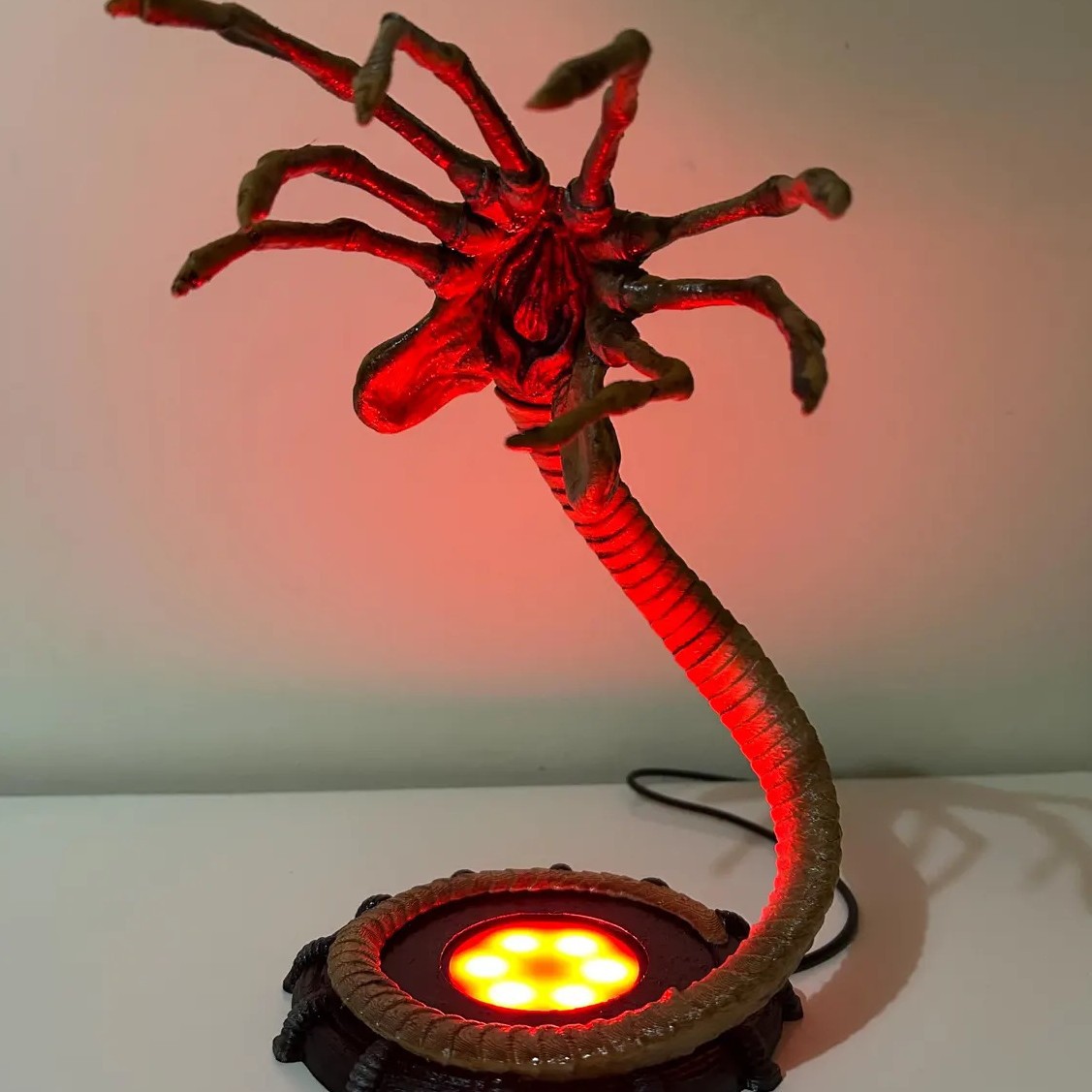 Alien Facehugger Lamp Nightlig - Outdoor Lighting Halloween review and price