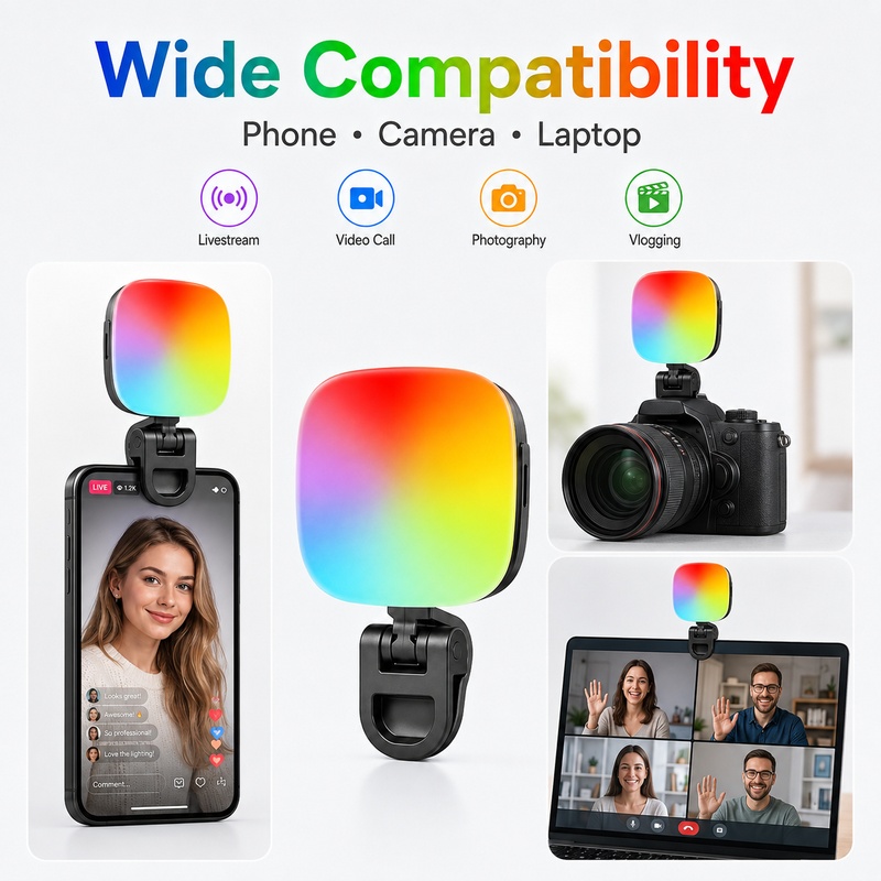 Portable RGB LED Fill Light Po - Outdoor Lighting For Photography review and price