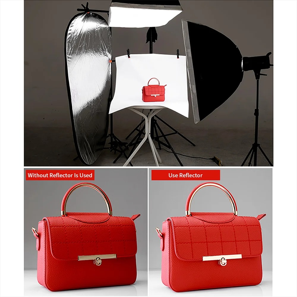60/80/110CM 5-in-1 Collapsible - Outdoor Lighting For Photography review and price