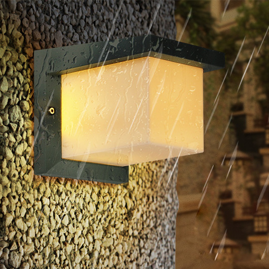 10W LED Exterior Wall Sconce L - Outdoor Yard Lighting Fixtures review and price