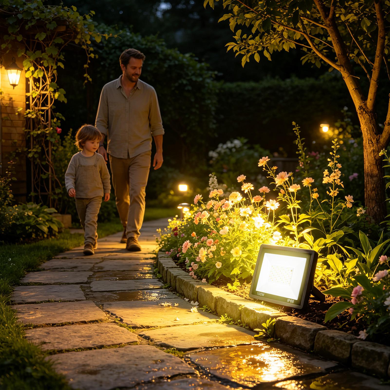 LED Flood Light Outdoor RGB Co - Outdoor Yard Lighting Fixtures review and price