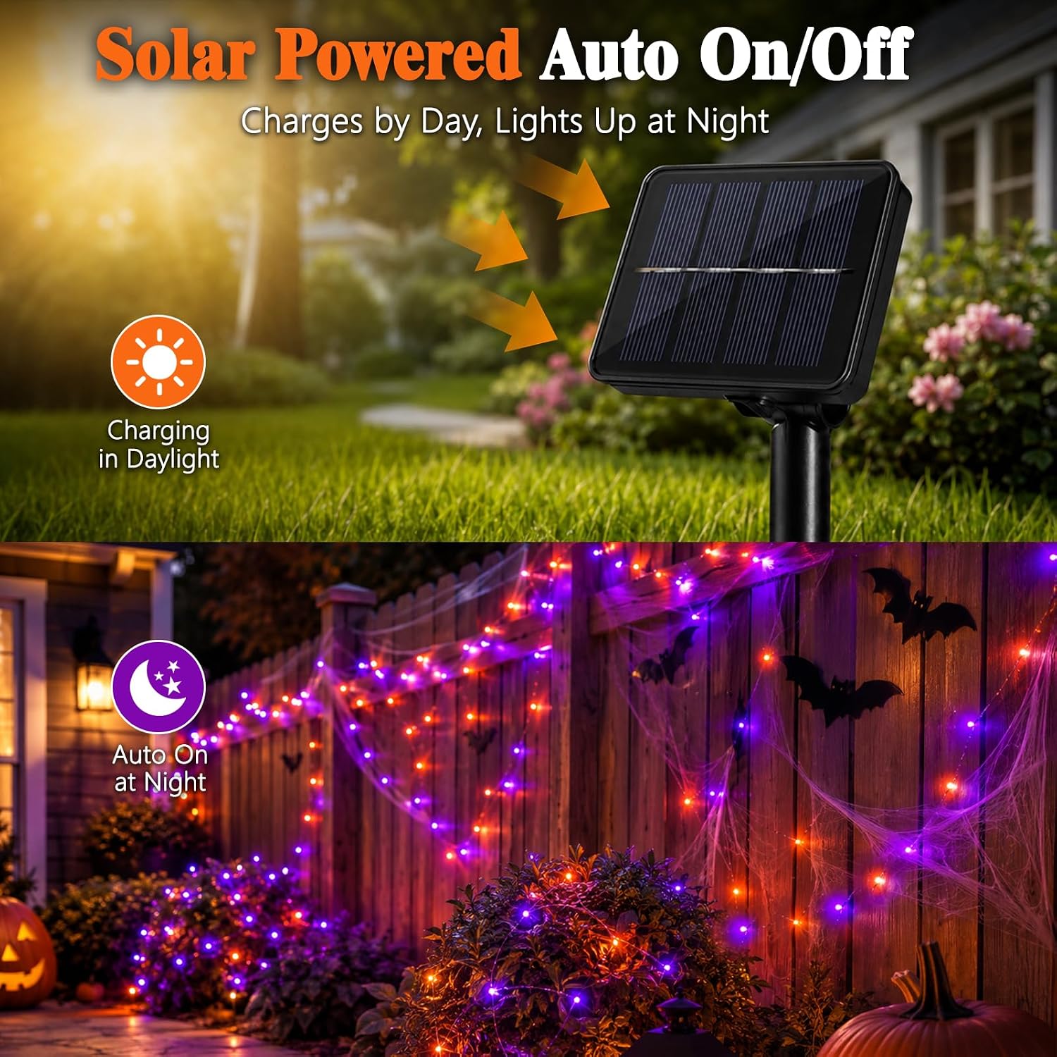 Halloween Solar Copper Wire St - Outdoor Lighting No Wiring review and price