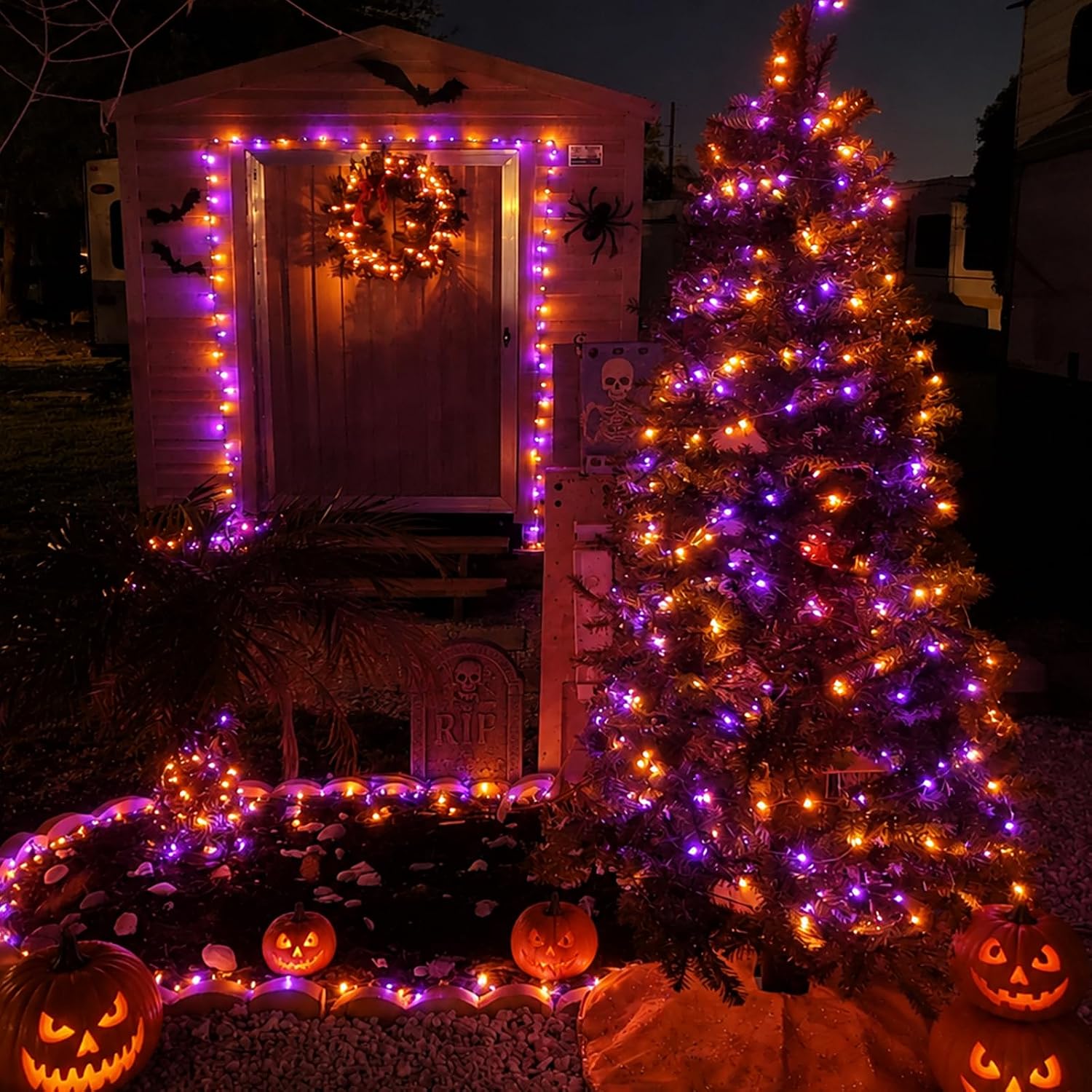 Halloween Solar Copper Wire St - Outdoor Lighting No Wiring review and price