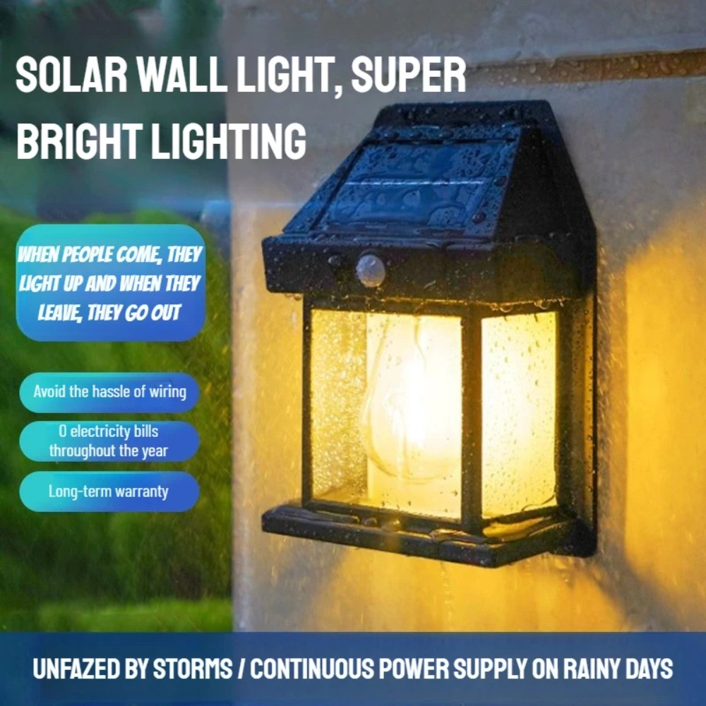 1 PC Solar LED Wall Lamp Water - Outdoor Yard Lighting Fixtures review and price