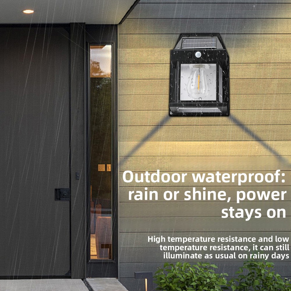 1 PC Solar LED Wall Lamp Water - Outdoor Yard Lighting Fixtures review and price