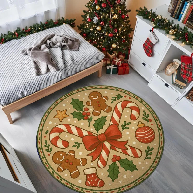 3D Christmas Village Rug Winte - Outdoor Xmas Lighting Ideas review and price