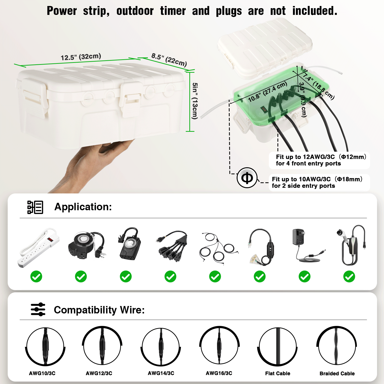 Large Outdoor Waterproof Elect - Outdoor Lighting Junction review and price