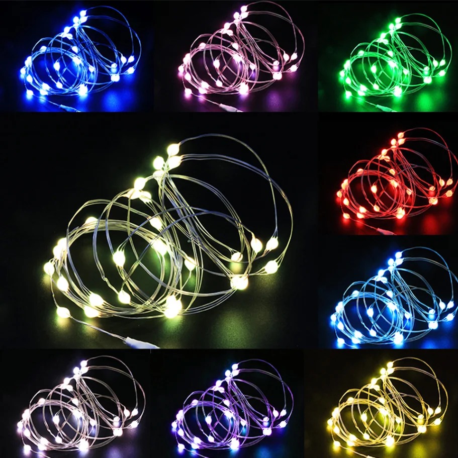 LED String Lights USB Copper W - Outdoor Lighting No Wiring review and price