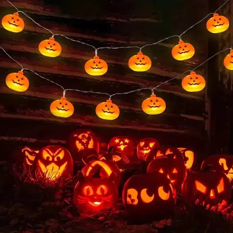 Pumpkin Halloween String Light - Outdoor Lighting Halloween review and price