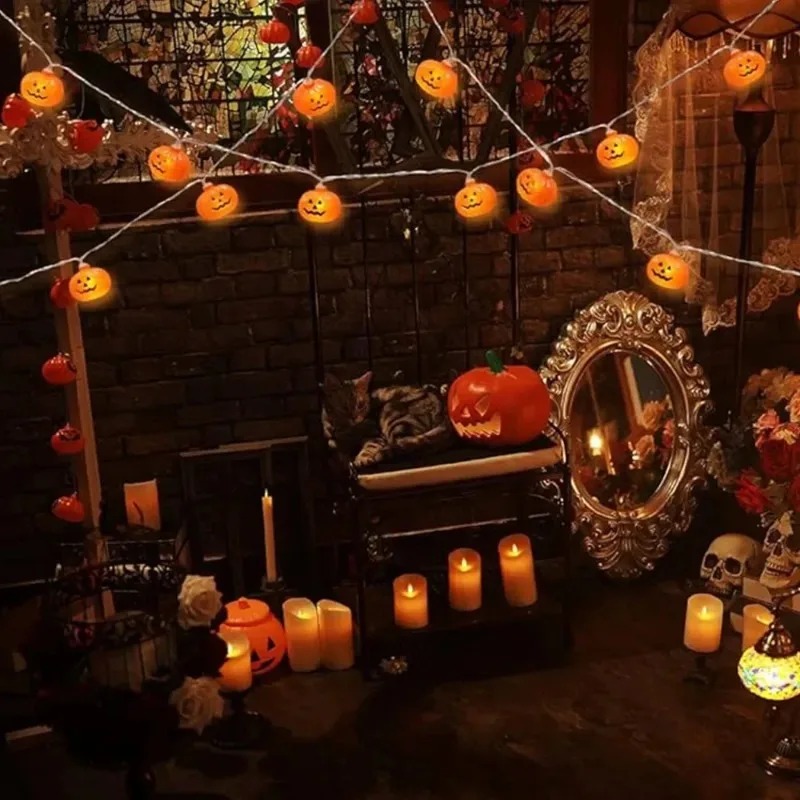 Pumpkin Halloween String Light - Outdoor Lighting Halloween review and price