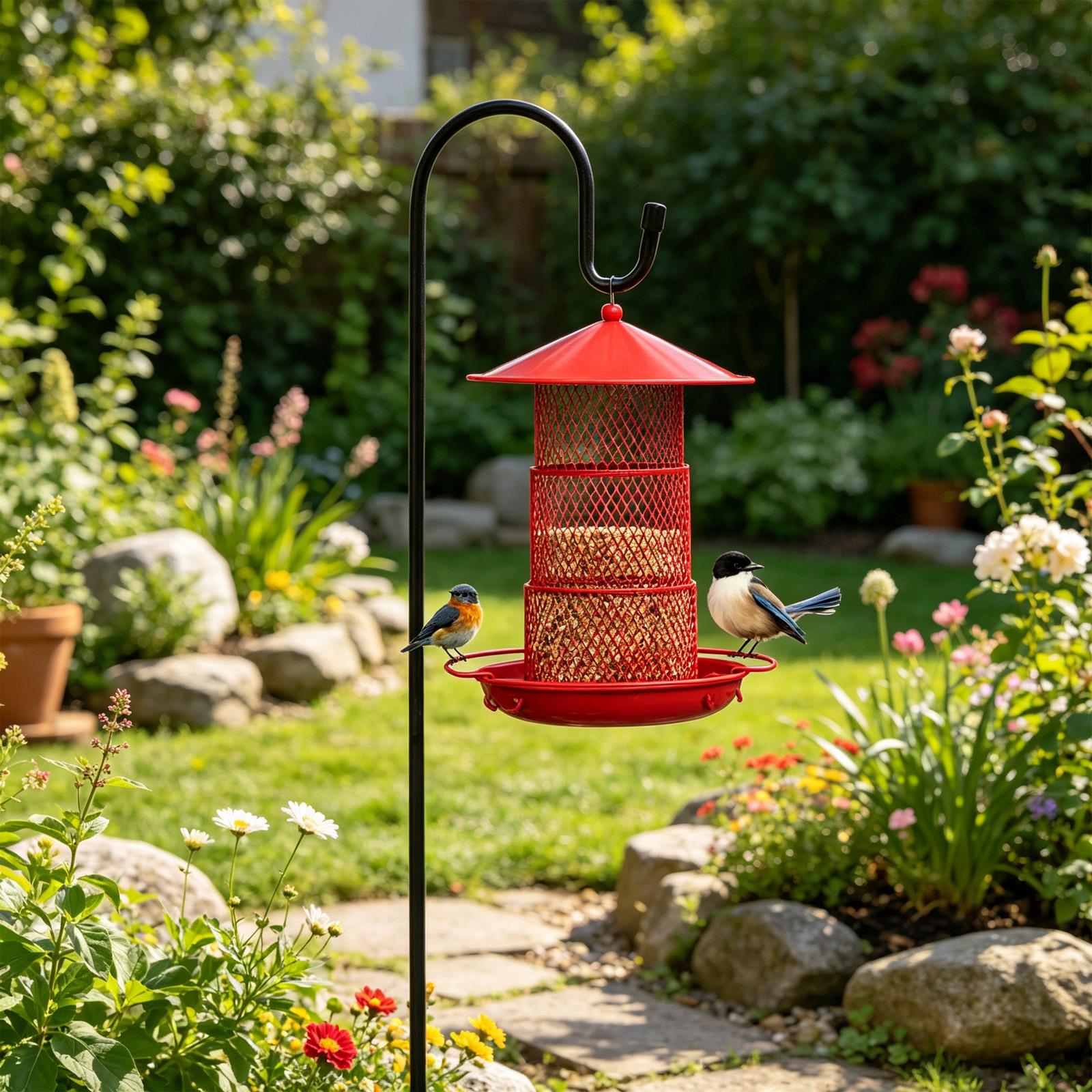 Bird Feeder Hook 47 Inch Metal - Outdoor Lighting Hooks review and price