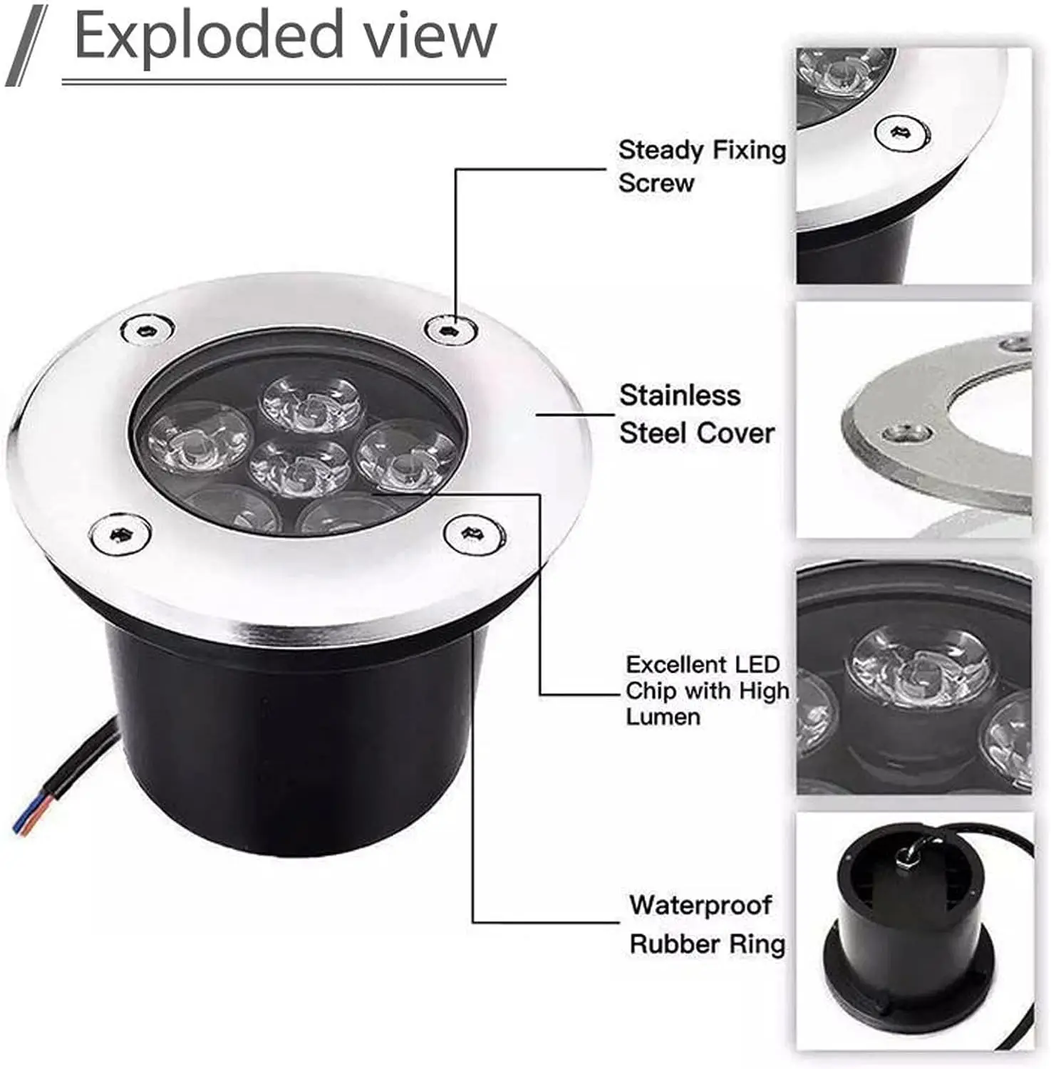 Outdoor LED Garden Lighting, W - Outdoor Lighting Recessed review and price